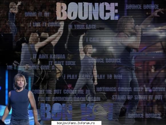 wallpapers - bounce.. o melodie - bon jovi 4 ever!